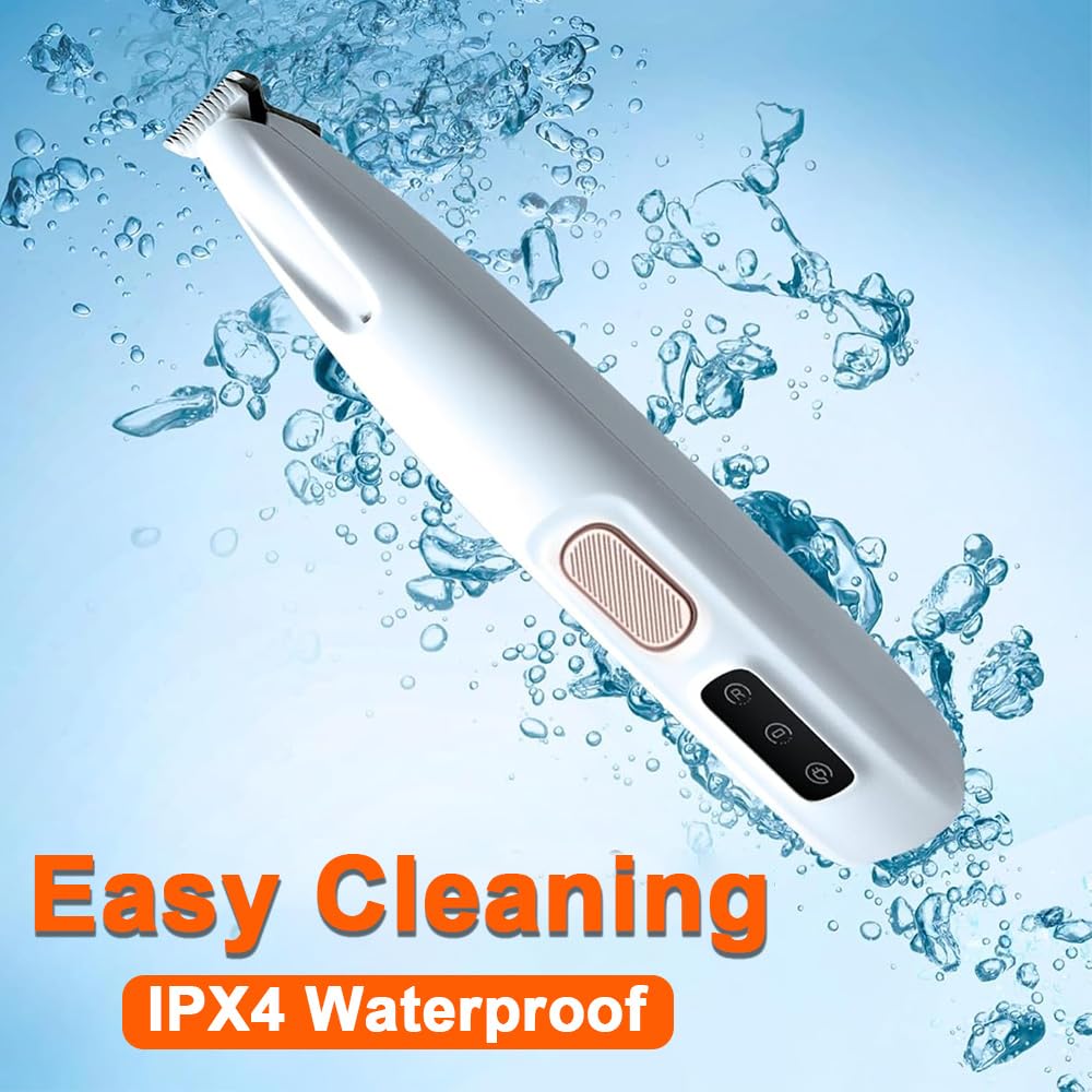 Comasua waterproof pet hair shaver for hygienic cleaning after grooming