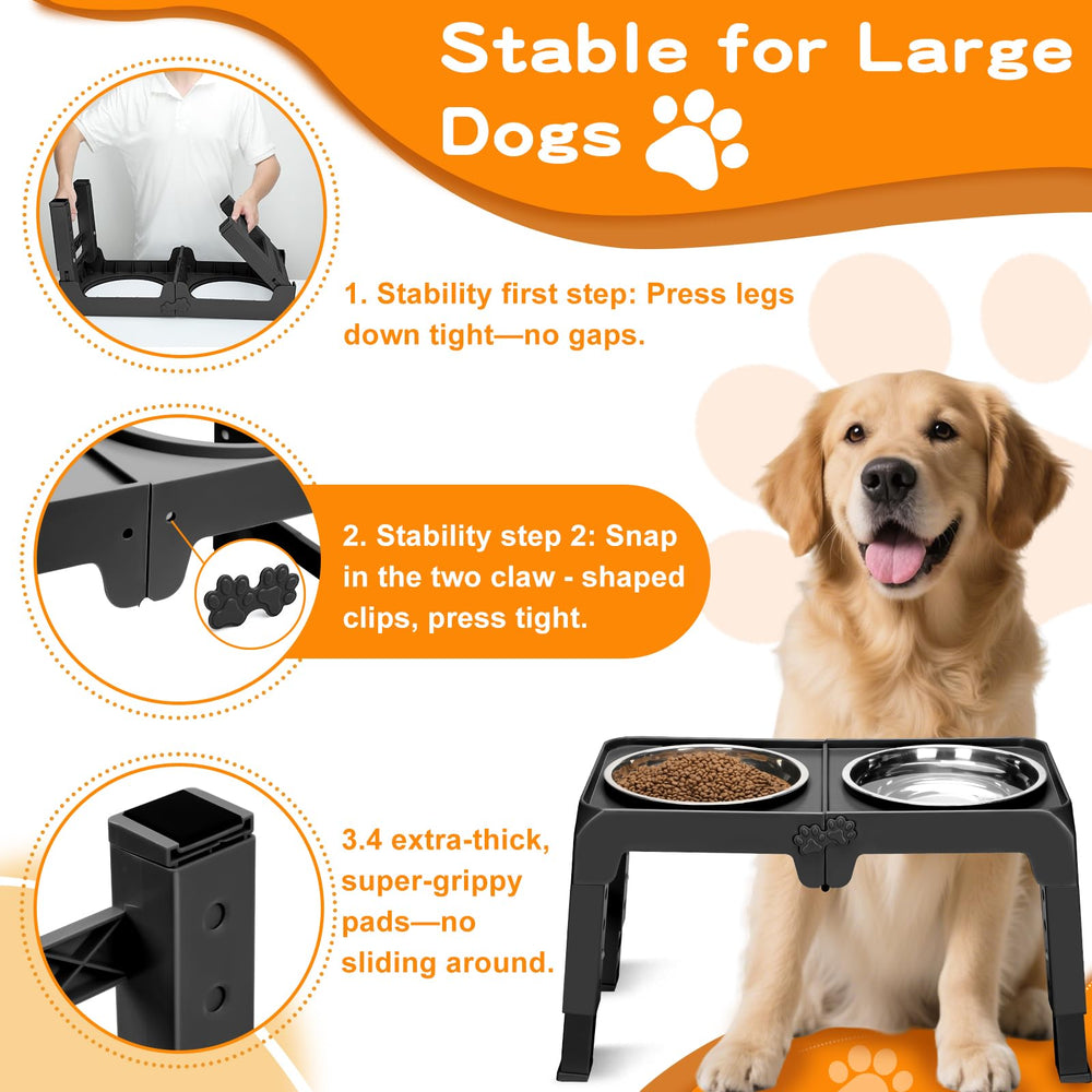 COMESOON large-breed feeder offers a dignified, comfortable feeding space.