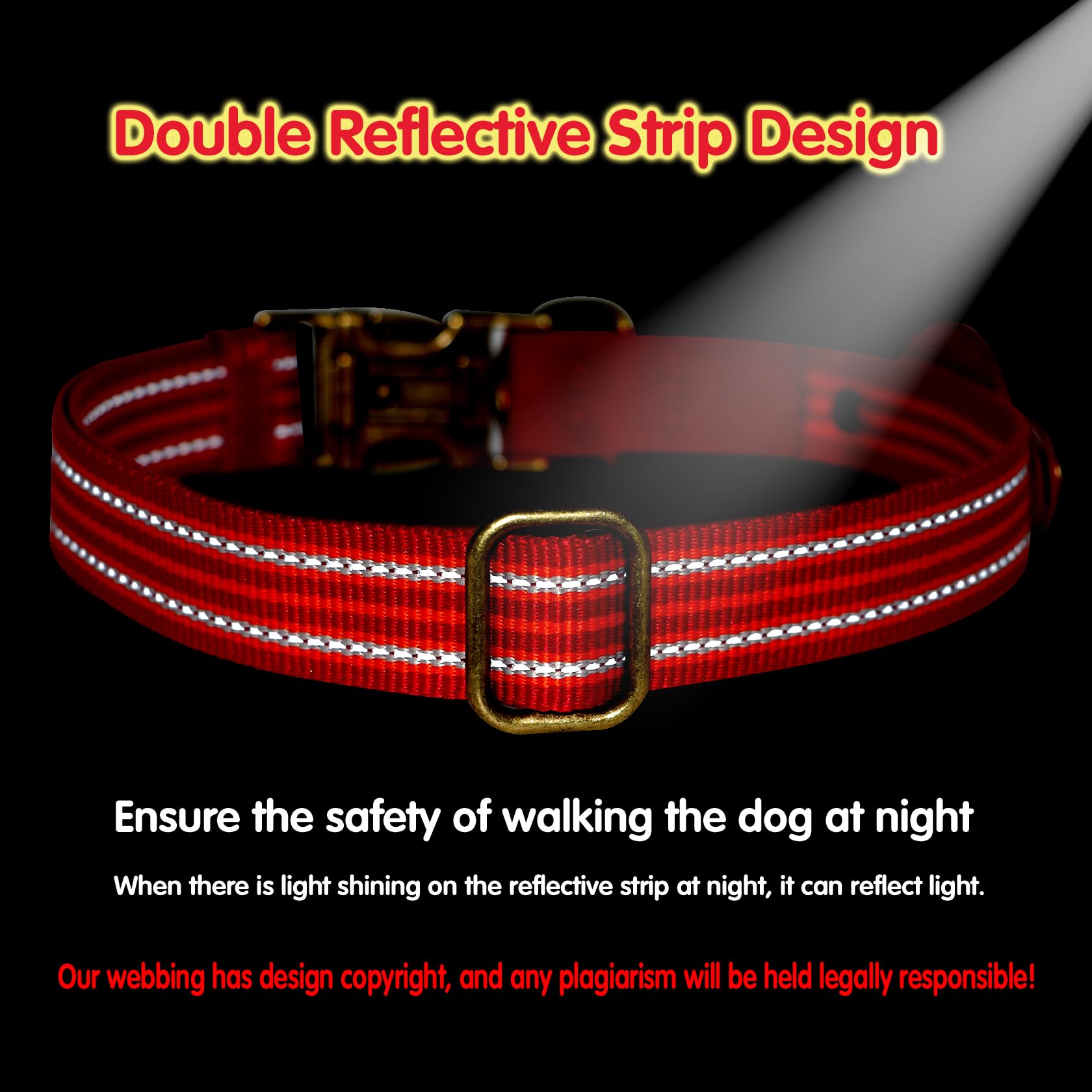 Comfluxe collar sizes cover small to large breeds for flexible fit