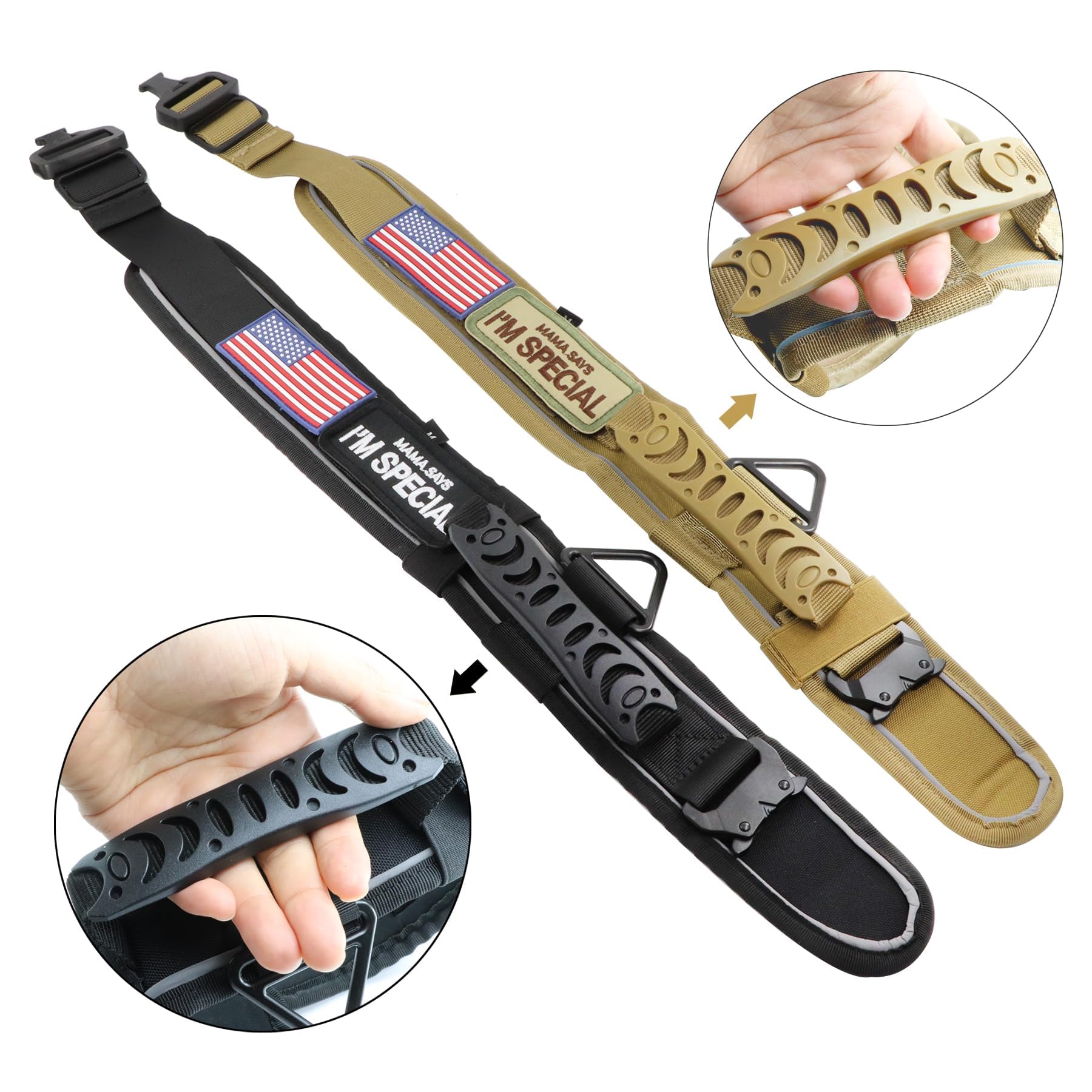 Comfluxe tactical dog collar training scene demonstrates reliable handling.