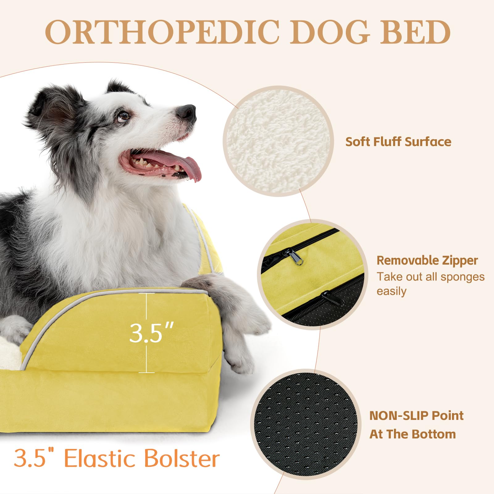 Comfort Expression four-sided wrap design provides secure neck and head support