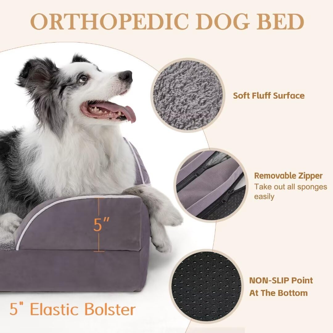 Comfort Expression non-slip bottom keeps the bed steady on any floor.