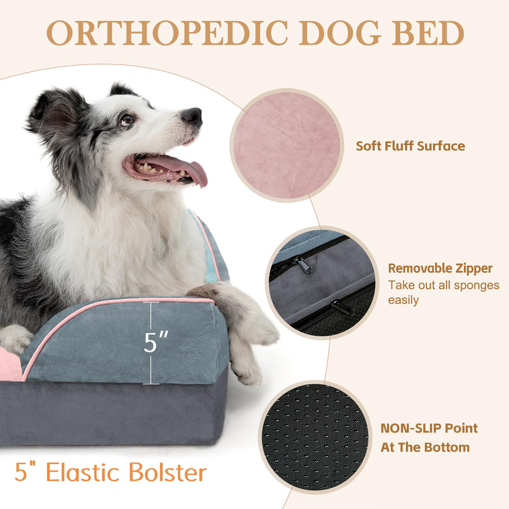 Comfort Expression orthopedic bed four-sided wrap delivers secure resting environment