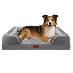 Comfort Expression orthopedic bed large dogs front view shows stable, supportive base for joints