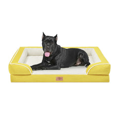 Comfort Expression orthopedic bed side view shows 53x42 inch size for spacious joint-support comfort