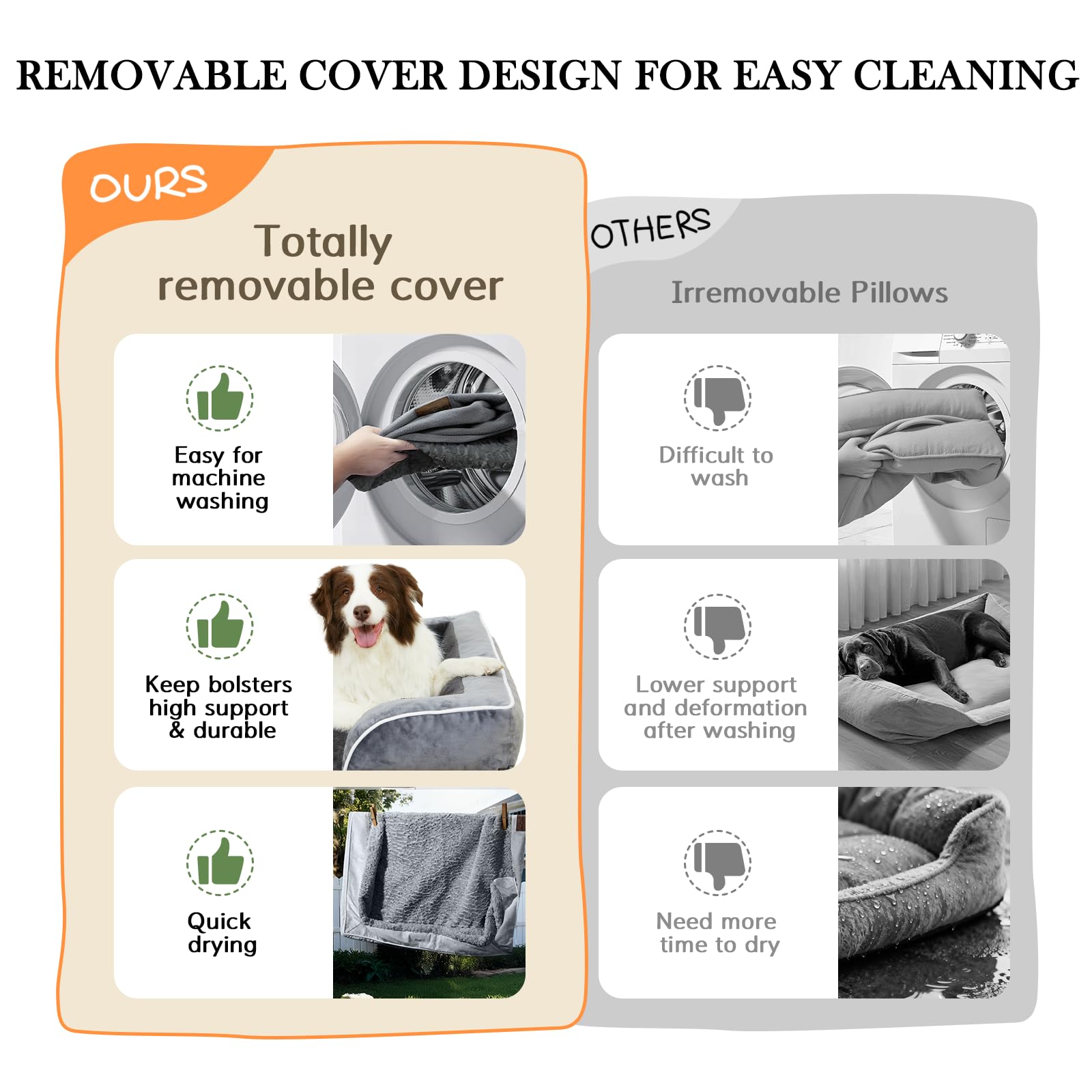 Comfort Expression bed washable cover shows easy machine-wash care.