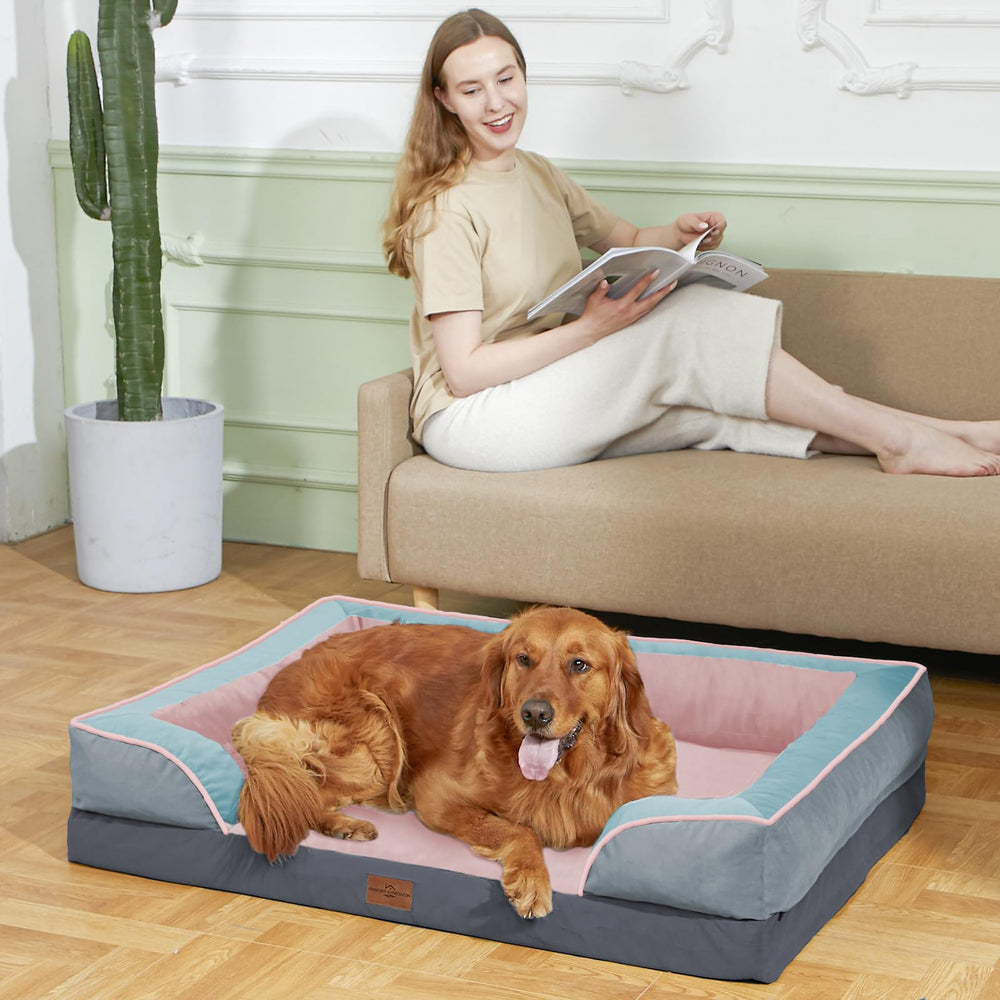 Comfort Expression orthopedic bed waterproof backing protects foam from accidents