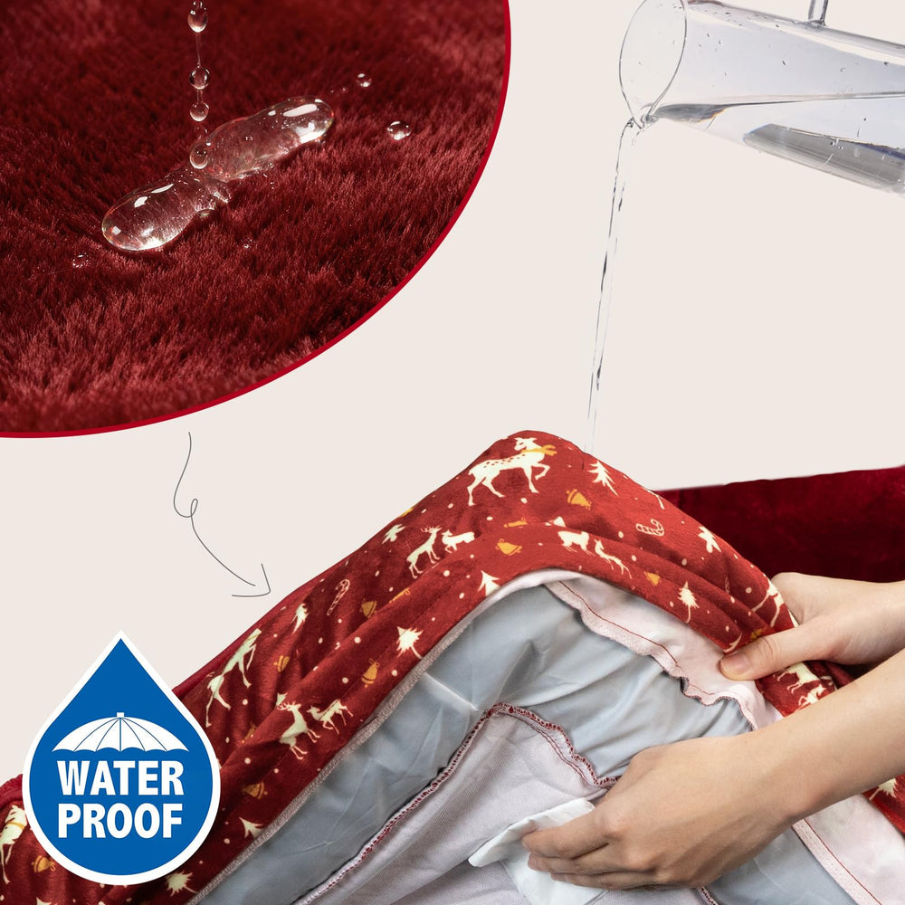 Comfort Expression dog bed 34x26 sleeping area offers roomy lounging space.