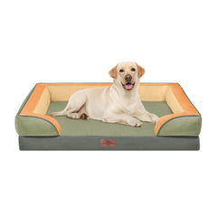 Comfort Expression orthopedic-dog-bed-egg-crate-foam provides joint support for aging dogs.