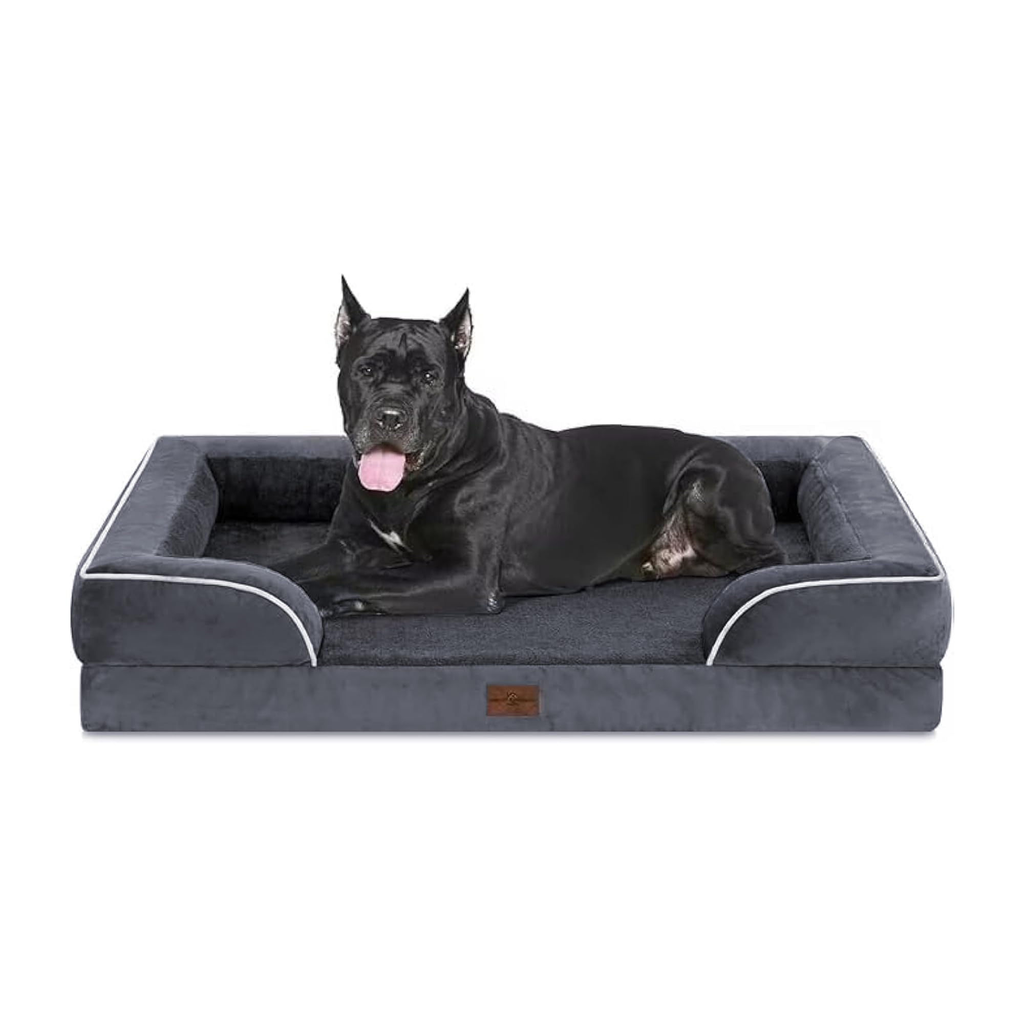 Comfort Expression orthopedic dog bed 53x42-setup shows secure space for XXL dogs.