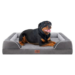 Comfort Expression orthopedic dog bed close-up showing egg crate foam and joint support