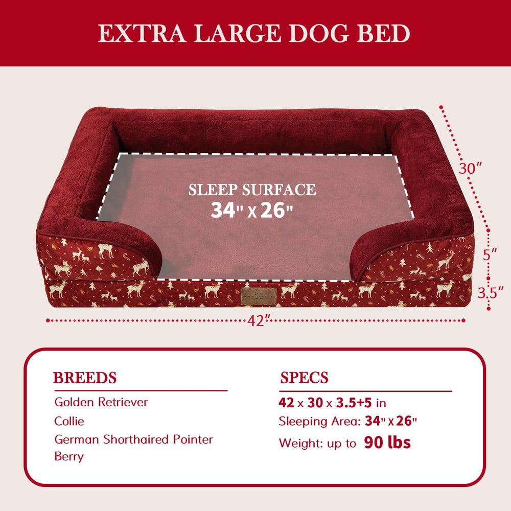 Comfort Expression bed non-slip bottom keeps bed secure on the floor.