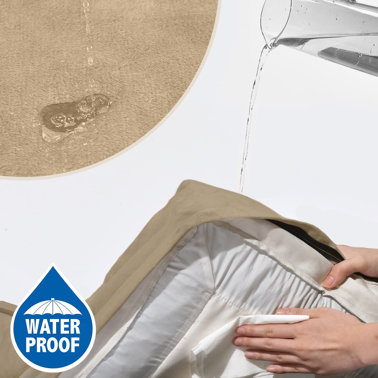 Comfort Expression plush surface delivers skin-friendly comfort for naps.