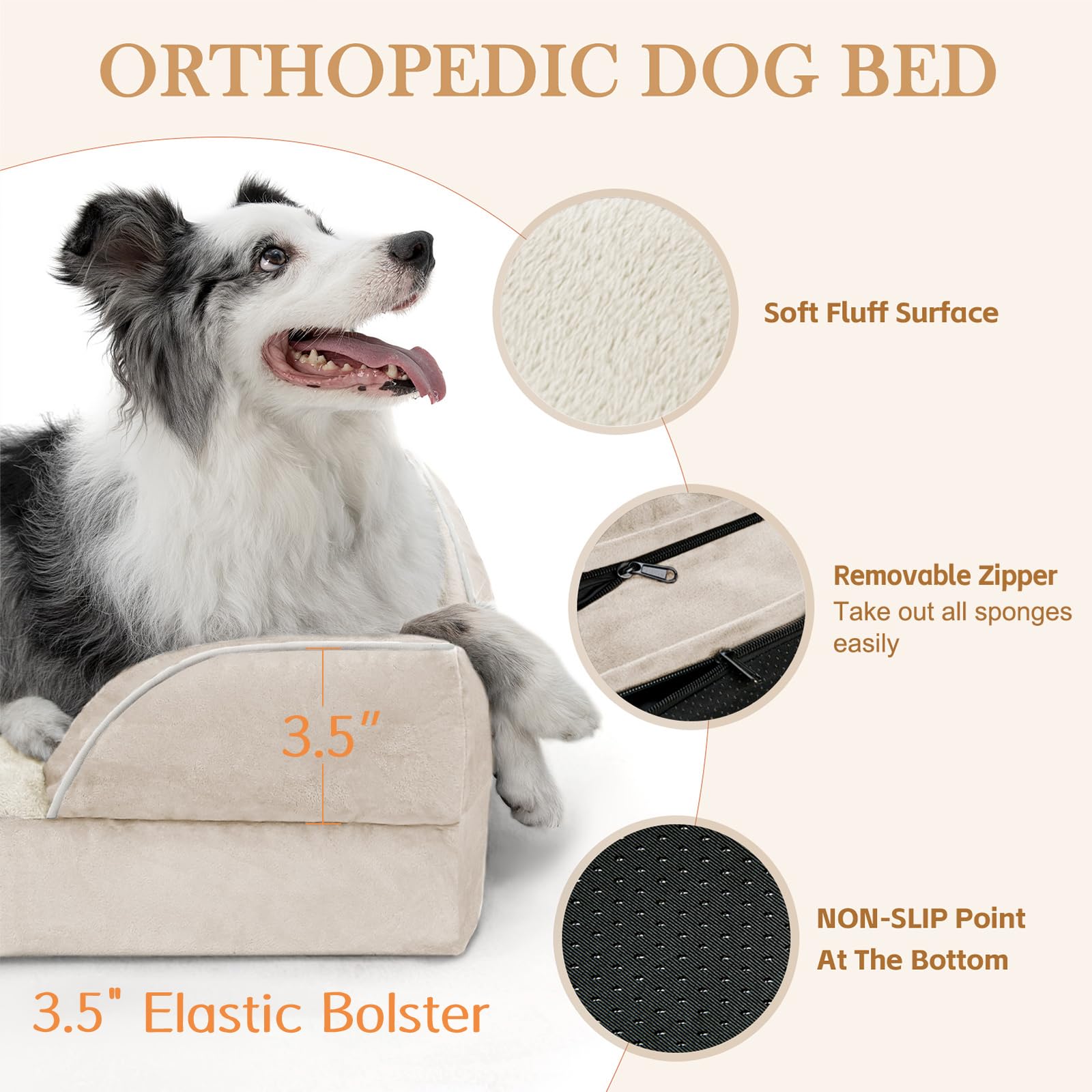 Comfort Expression plush PV surface in sleeping area feels soft