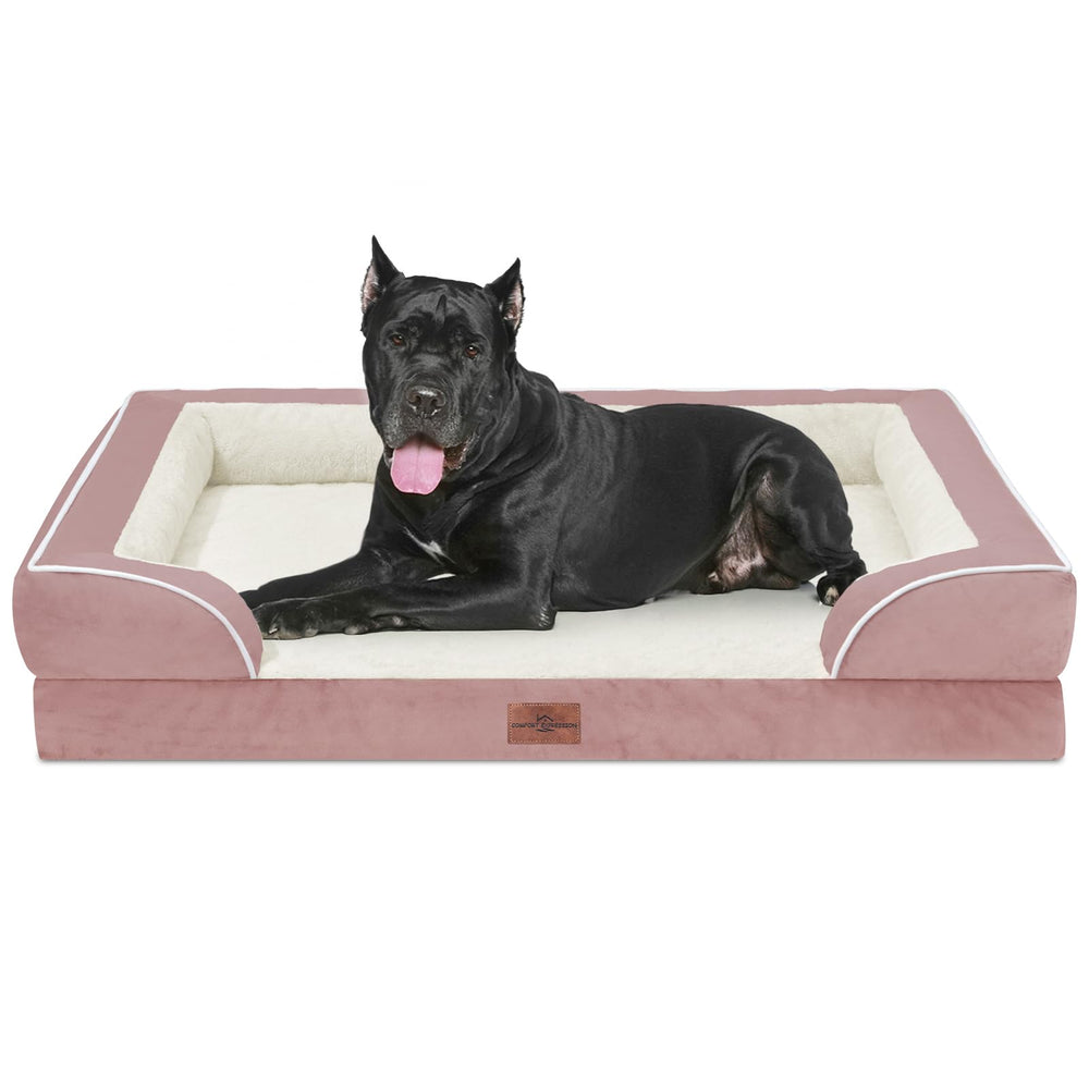 Comfort Expression pink cover is removable and machine washable for easy upkeep.