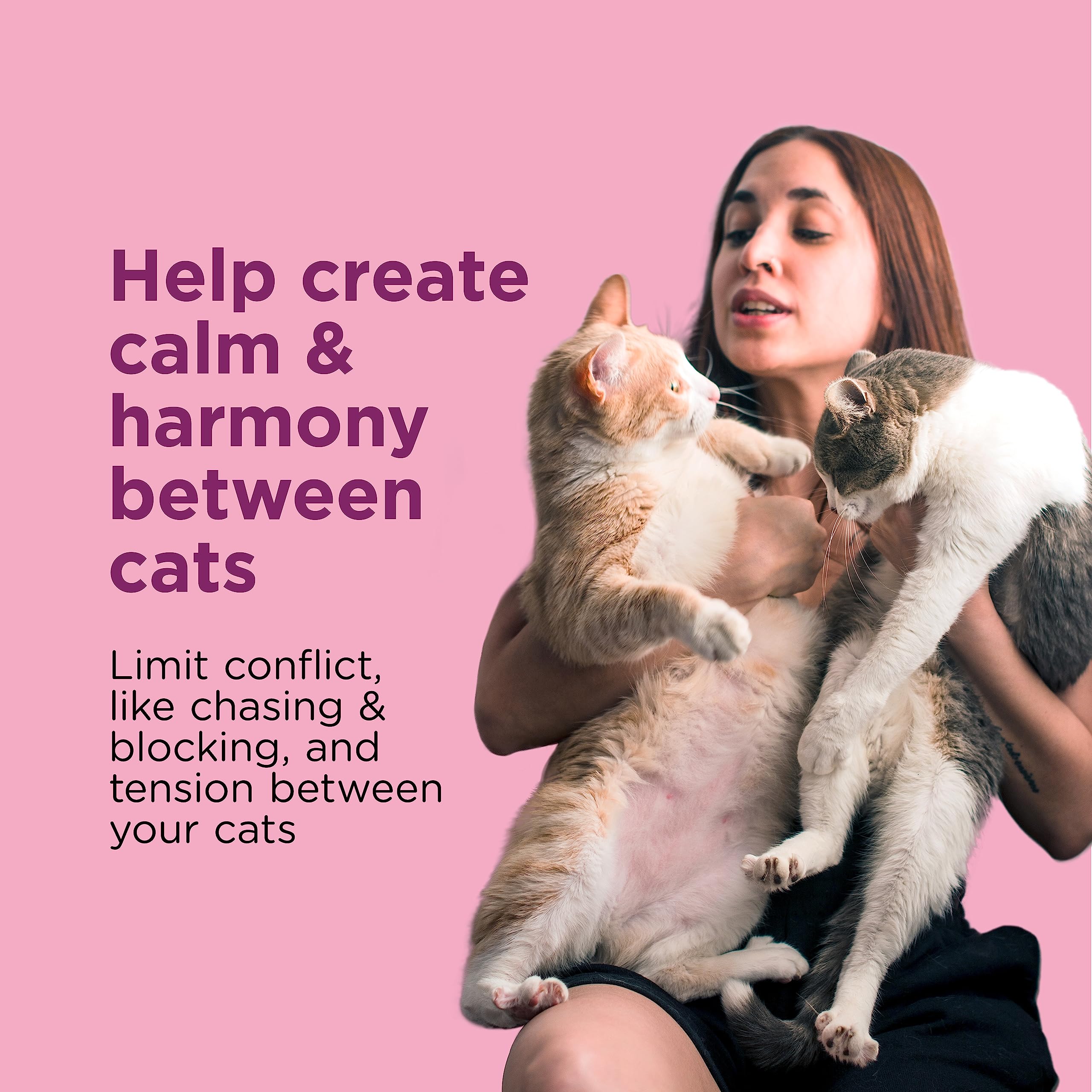 Comfort Zone Multicat Diffuser refill pack ensures ongoing calming for households.