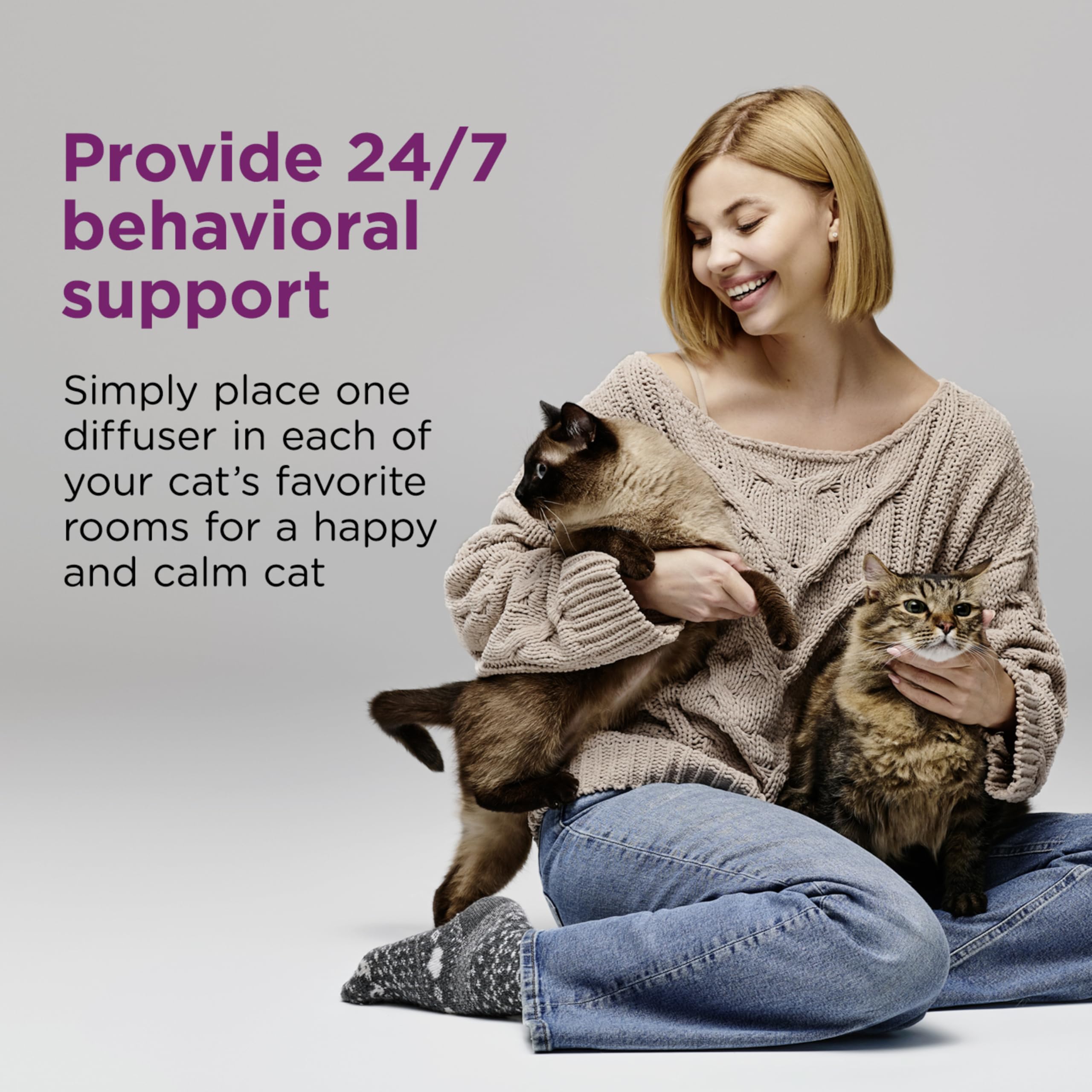Comfort Zone refill-two-pack shows easy maintenance for continuous calm.