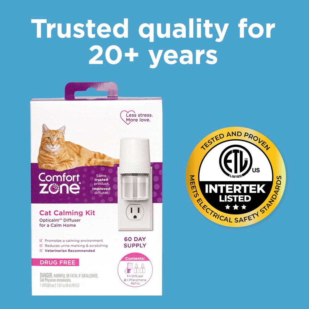 Comfort Zone UL safety label reinforces safe, tested product for homes.