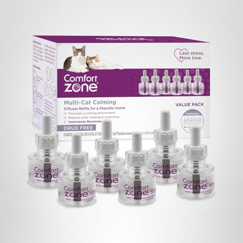 Comfort Zone value pack of six refills offers extended calming support.