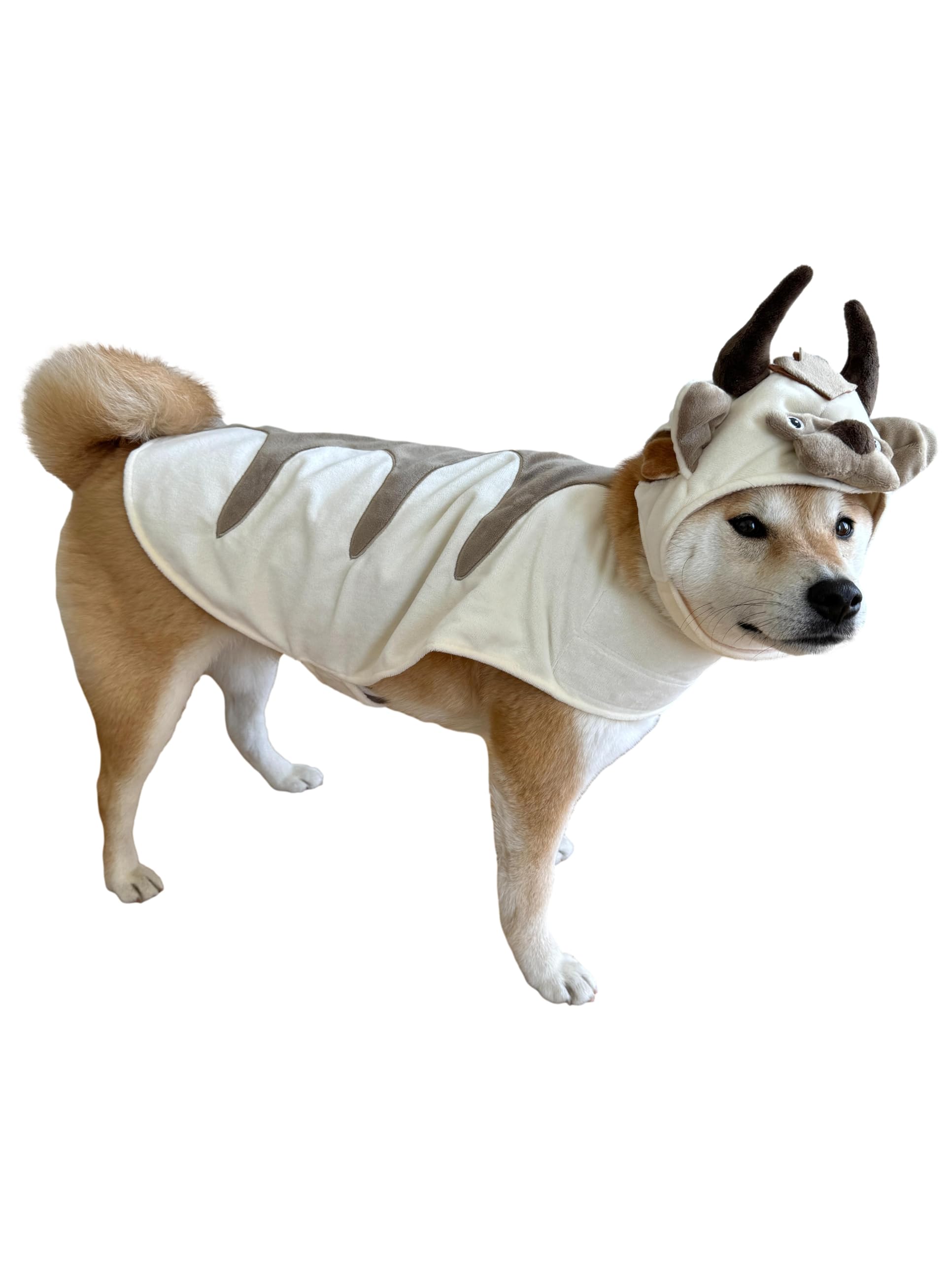 ComfyCamper Oxen Dog Costume horns and ears headpiece for character cosplay