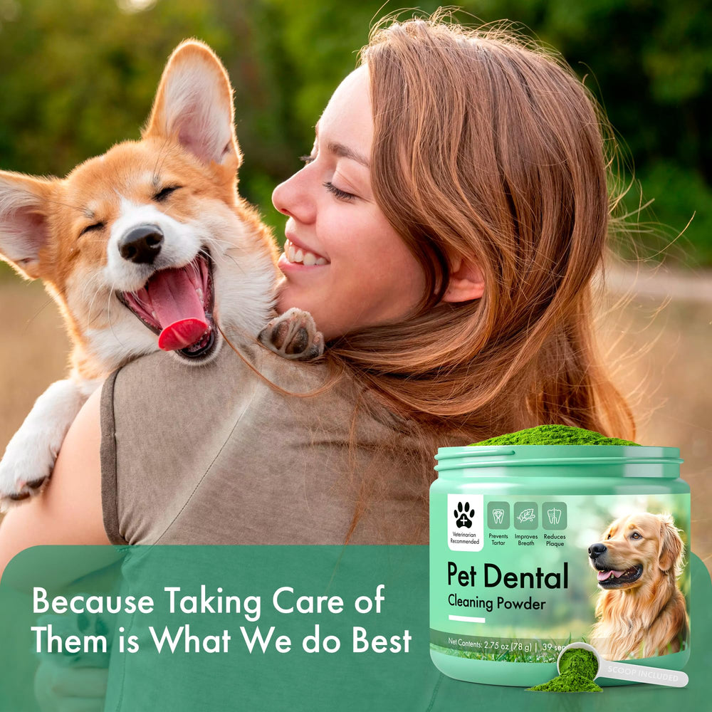 Illustration of all breeds using Commanding Life dog dental powder