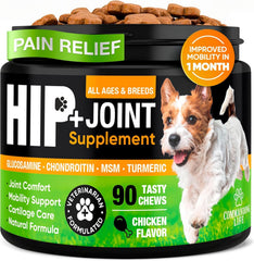 Commanding Life dog joint chews pack front promotes daily mobility and playful movement.