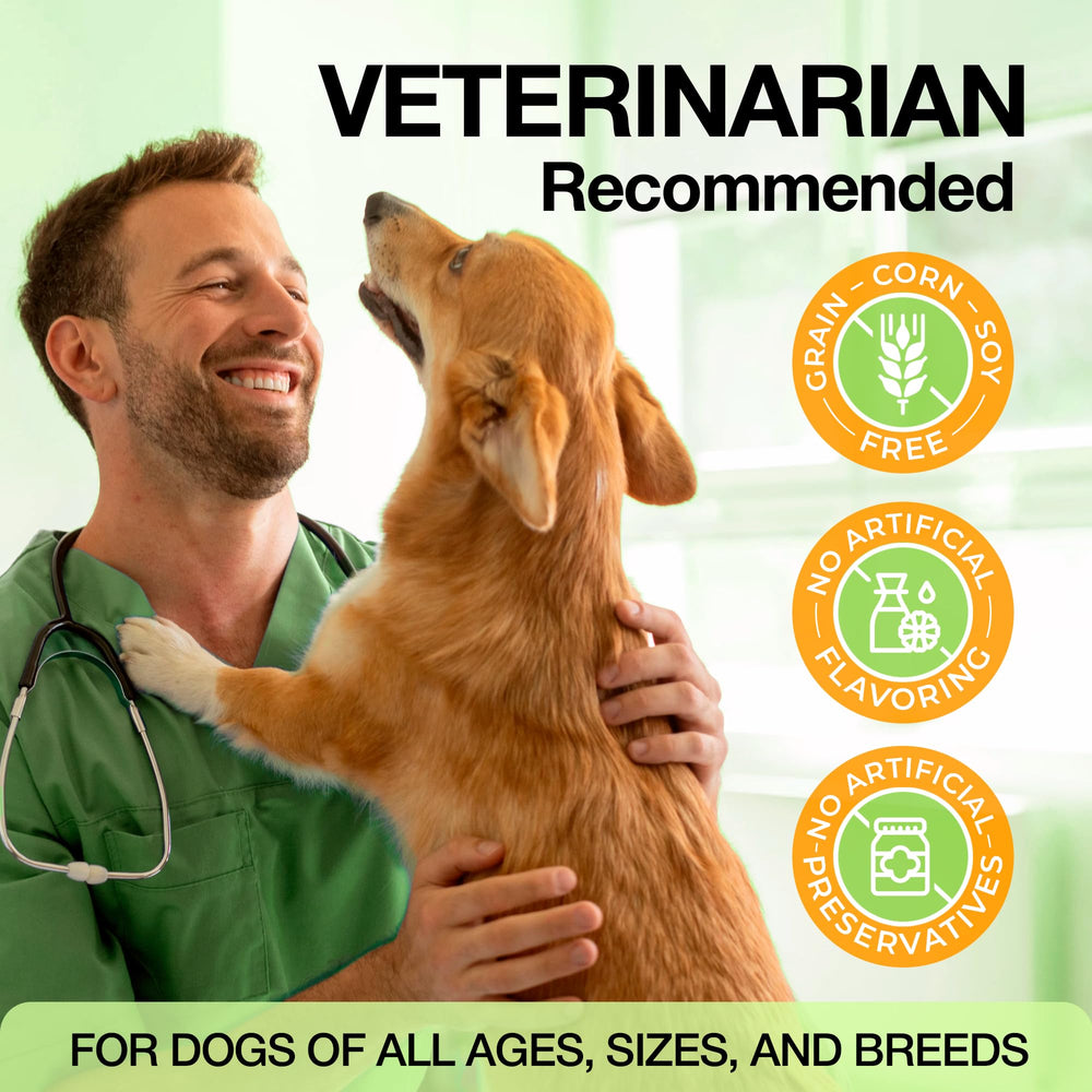 Commanding Life egg shell membrane supplement for smoother motion in active dogs.