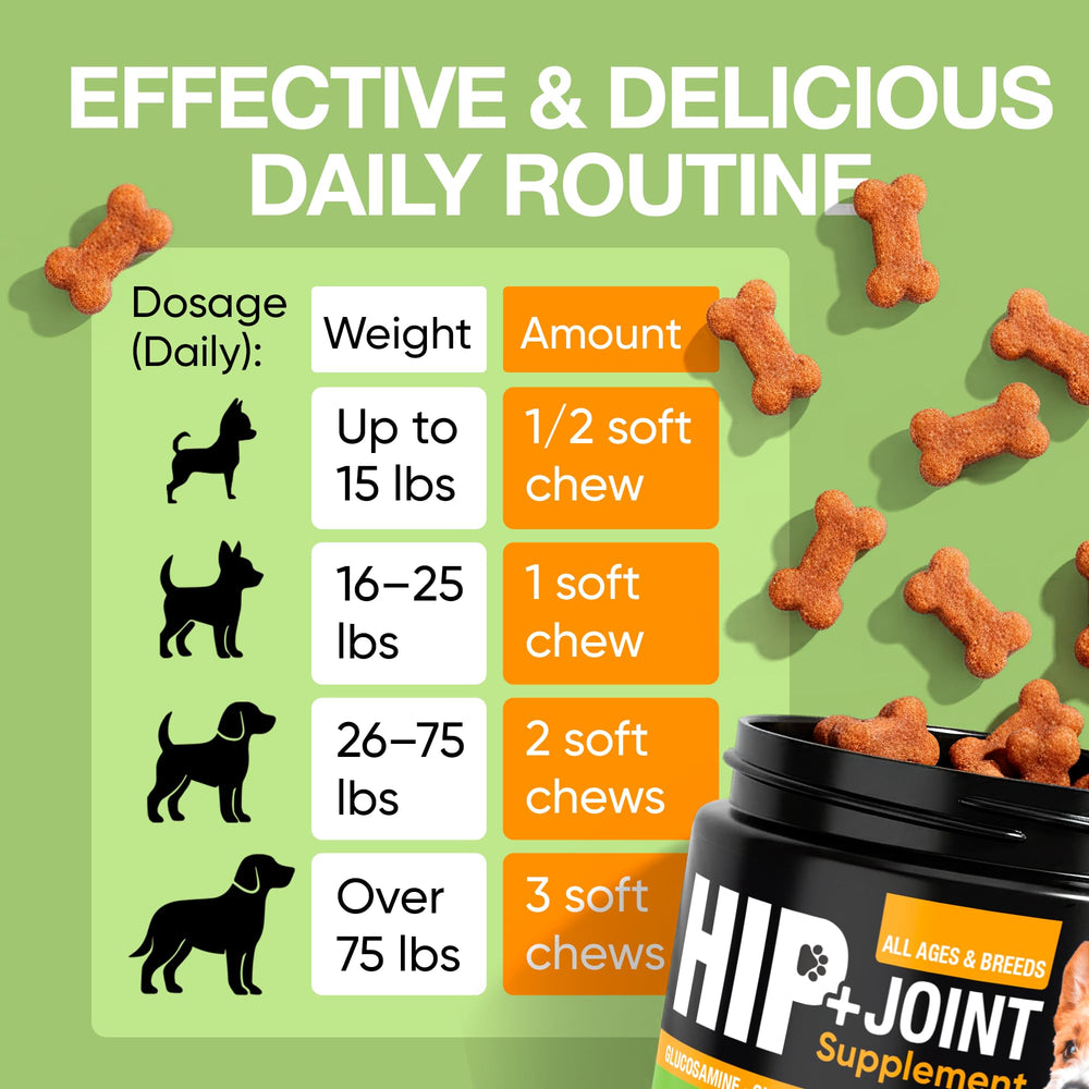 Commanding Life vitamin C dog chews support cartilage health and durable mobility.