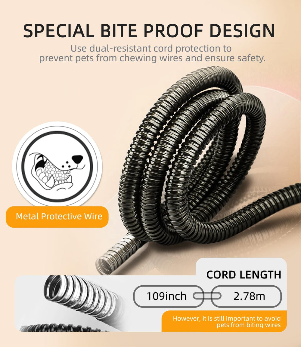 COMOIL waterproof inner shell and soft plush cover stay clean.