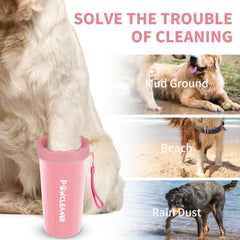Comotech bath brush included for brushing paws and fur.