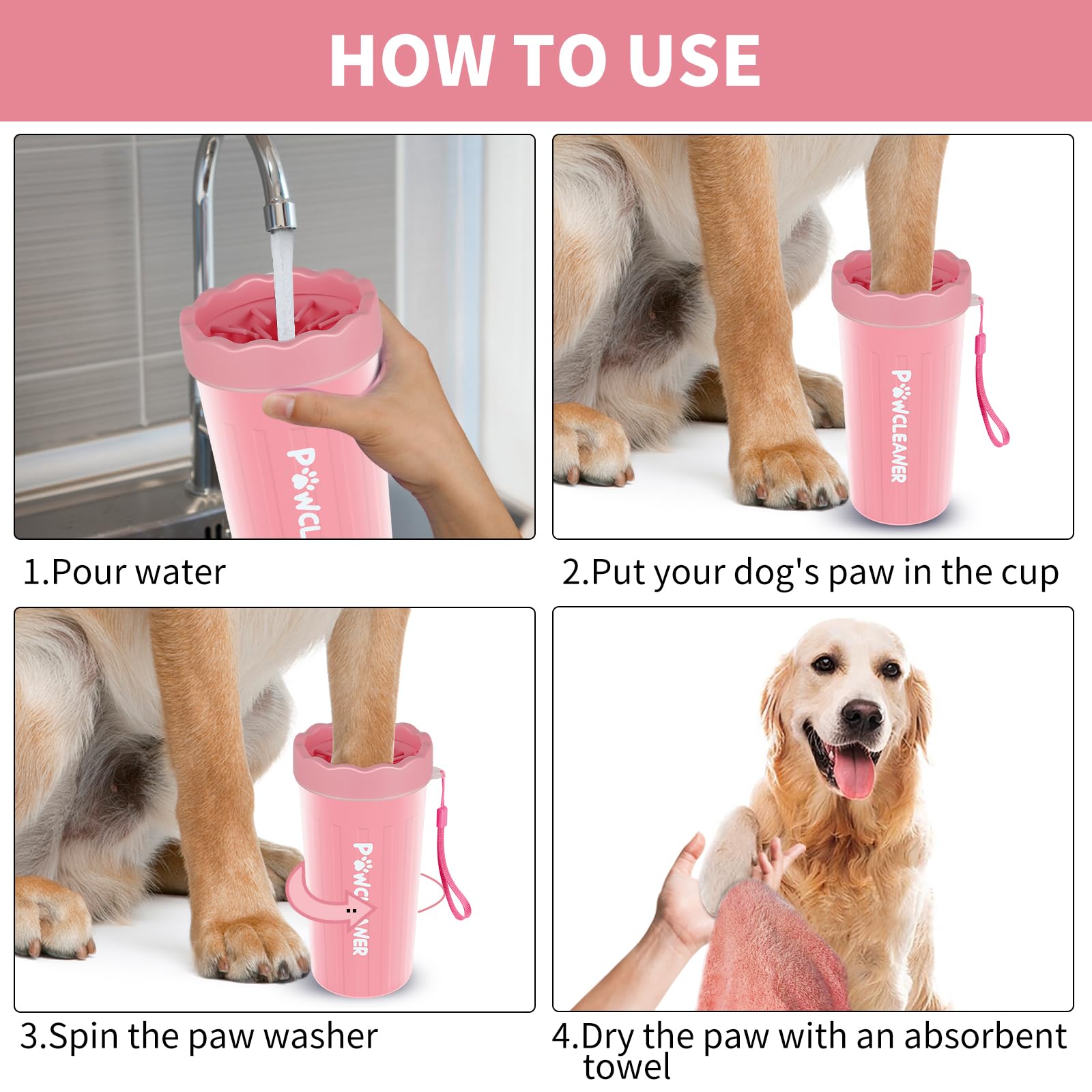 Comotech dog toothbrushes set promotes dental care alongside cleaning.