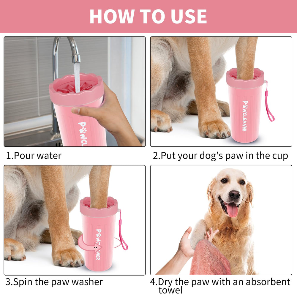 Comotech dog toothbrushes set promotes dental care alongside cleaning.