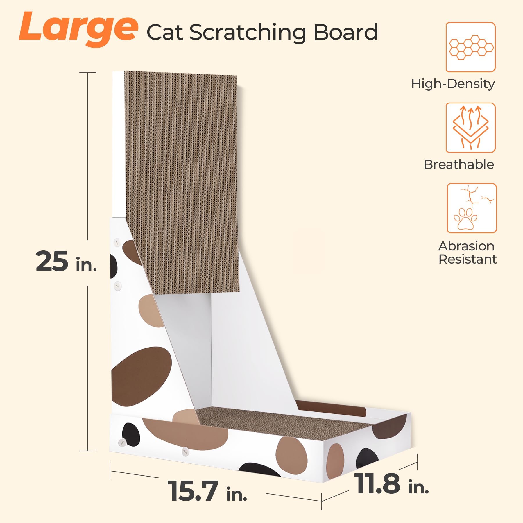 ComSaf Cat Scratcher Bed Nap Space – cozy box doubles as a lounge spot