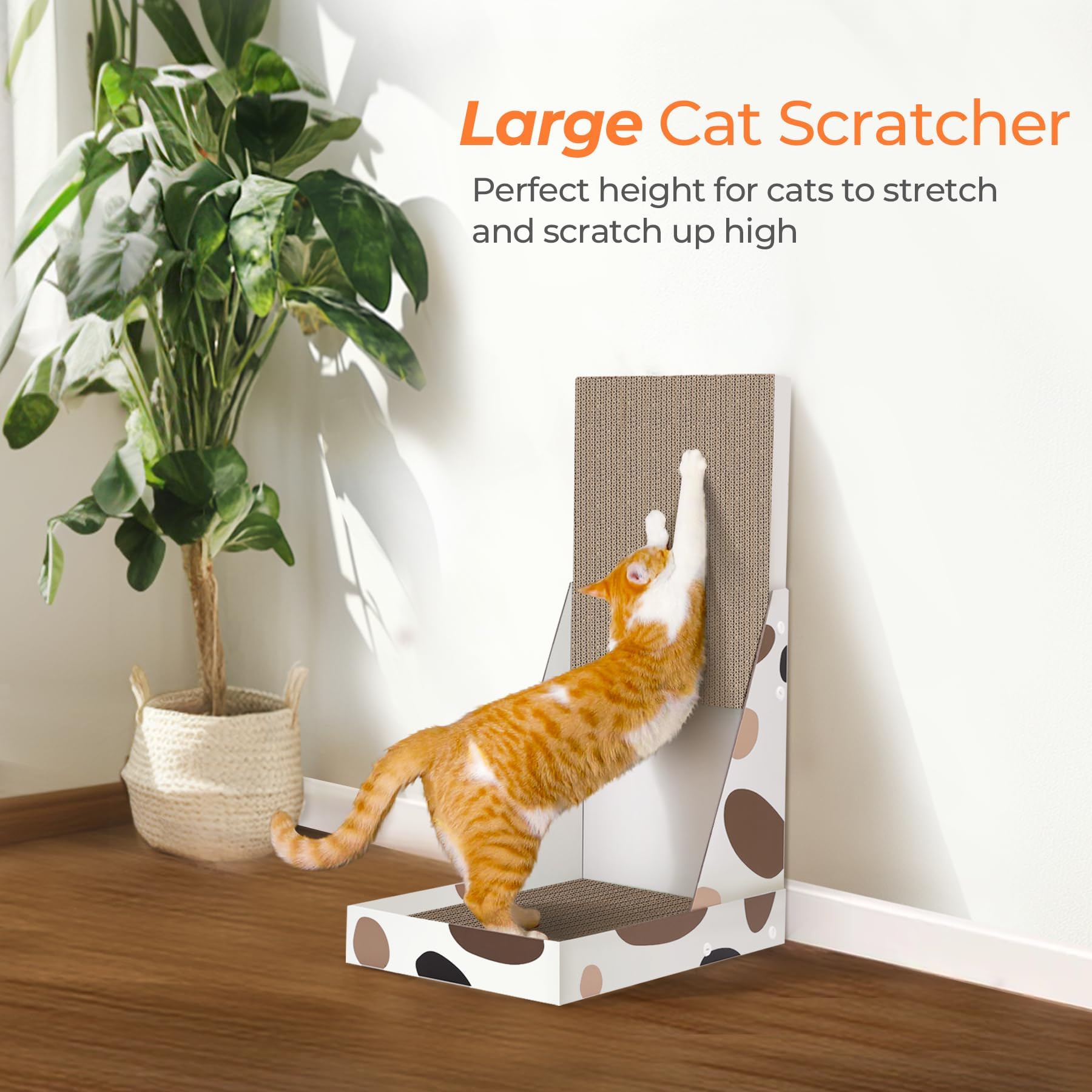 ComSaf Cat Scratcher Box Interior – keeps mess contained after scratching sessions
