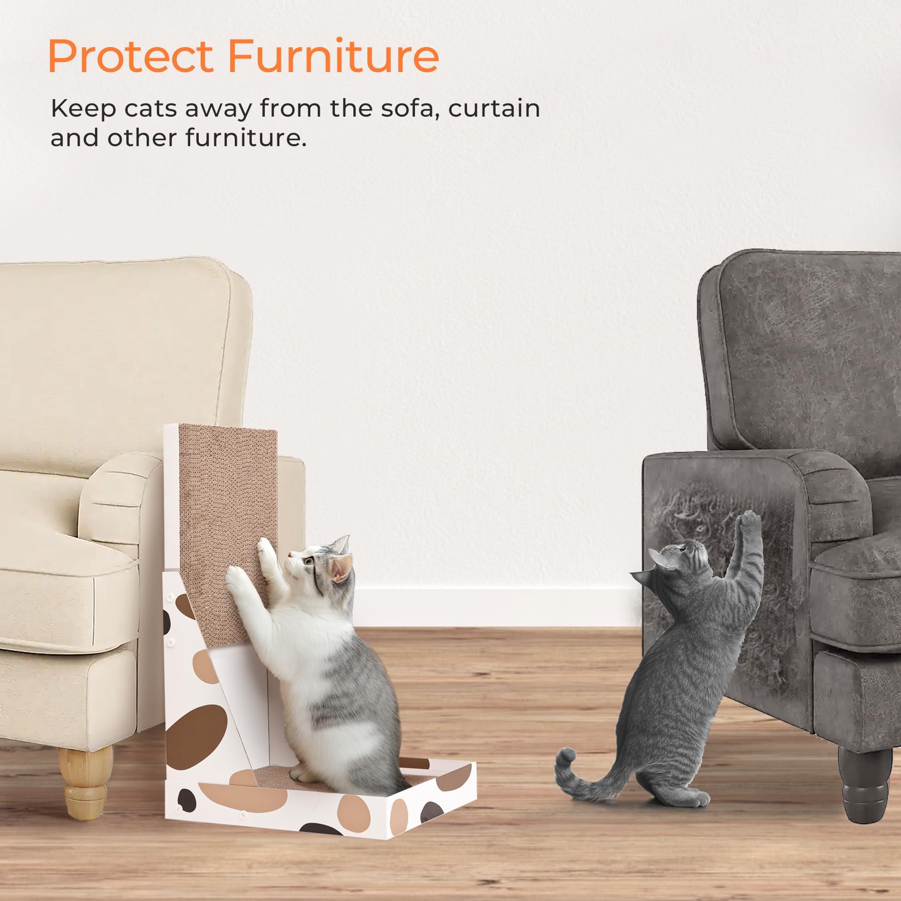 ComSaf Cat Scratcher Easy Assembly Kit – quick setup with included tools