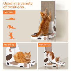 ComSaf Cat Scratcher Vertical Horizontal Design – scratch at multiple angles for instinctual behavior