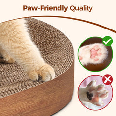ComSaf bark-like texture provides a durable, claws-friendly scratching surface.