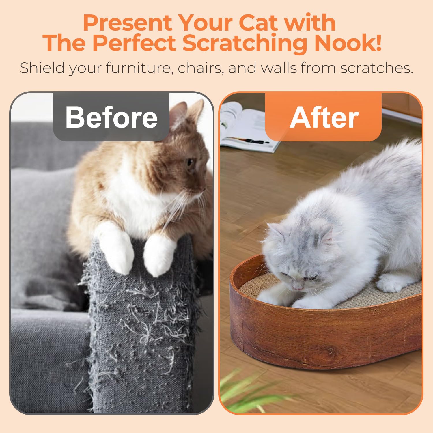 ComSaf cats lounging on oval bed show versatile use and comfort