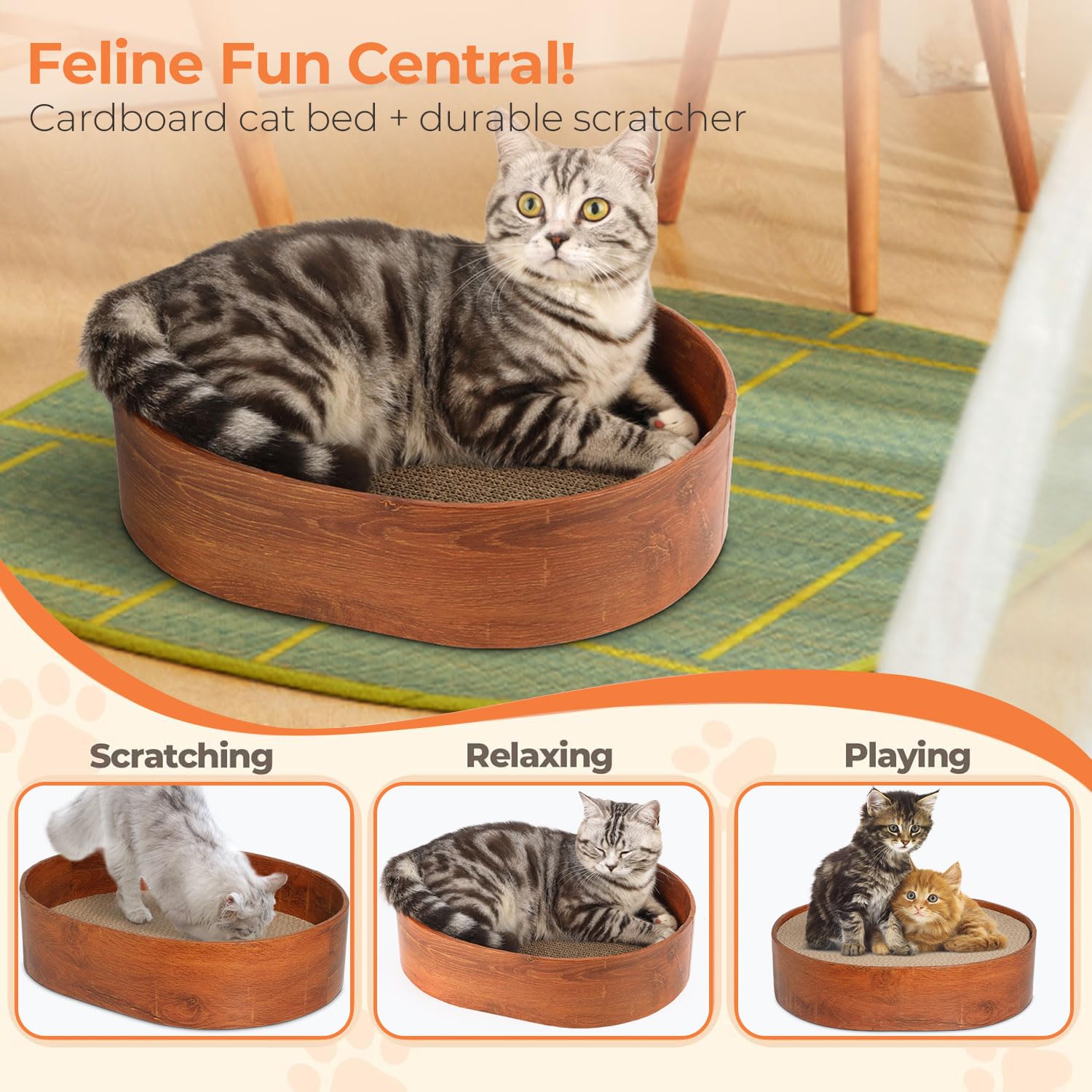 ComSaf double-sided scratcher pad shows longer use with two surfaces
