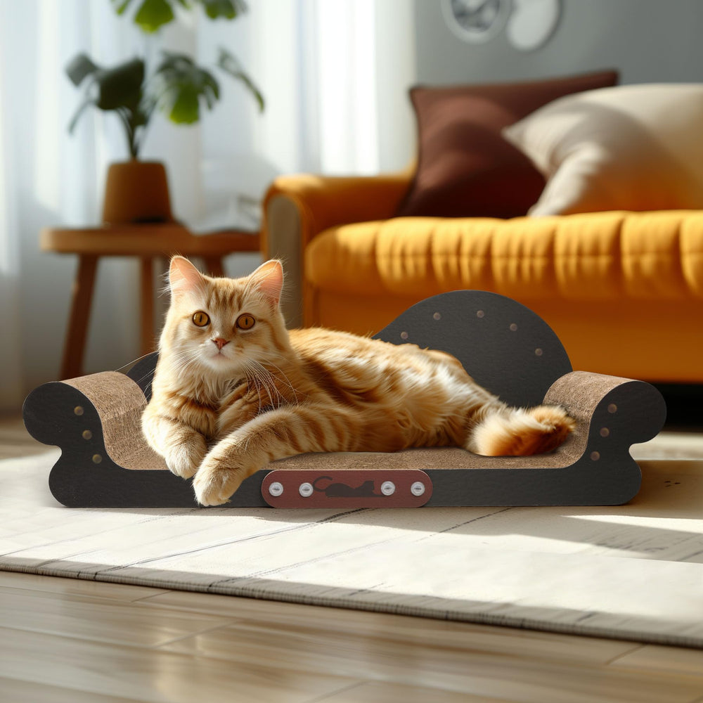 ComSaf odor-free materials promote safe scratching and scent-marking territory for indoor cats.
