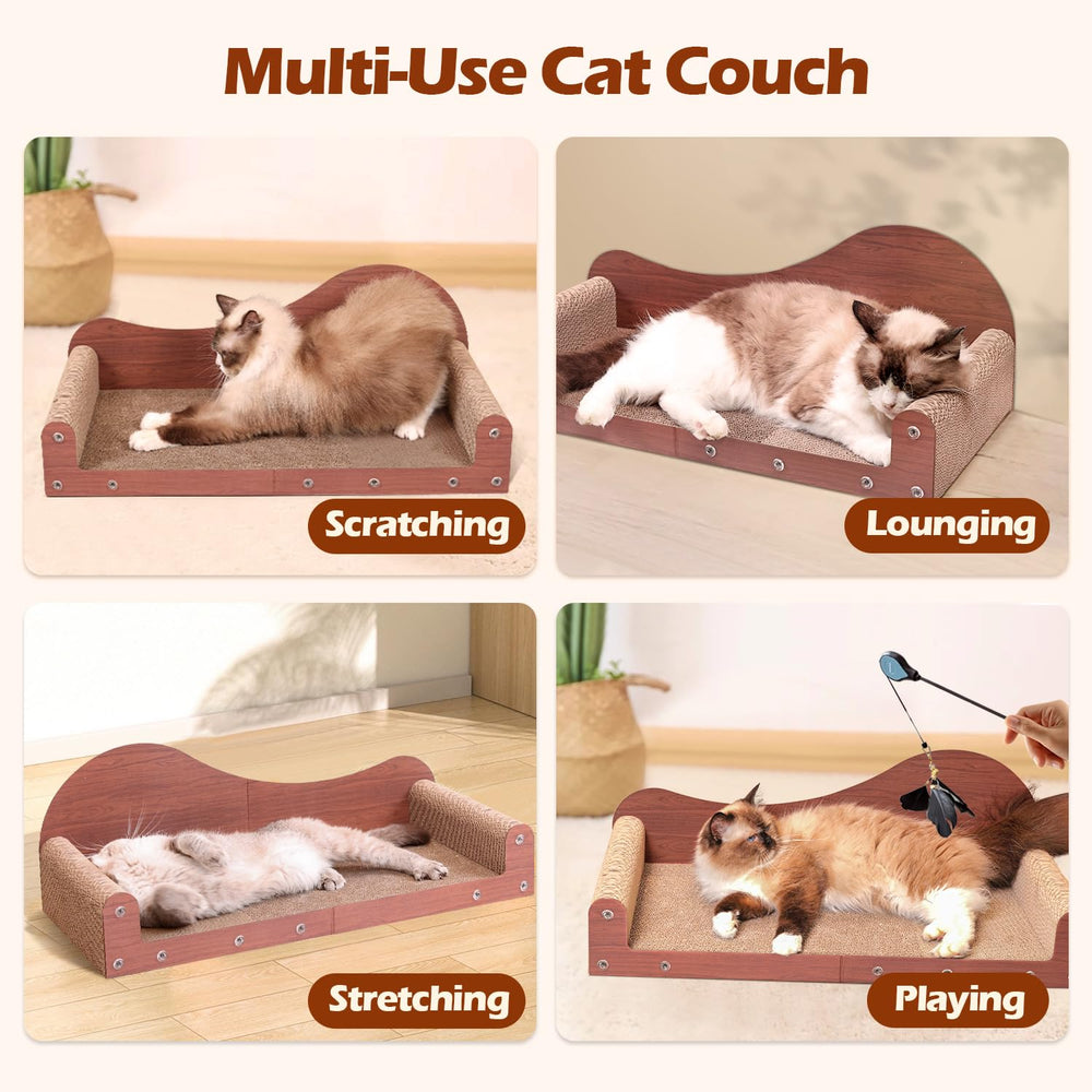 ComSaf three-sided design creates a secure feel while scratching.
