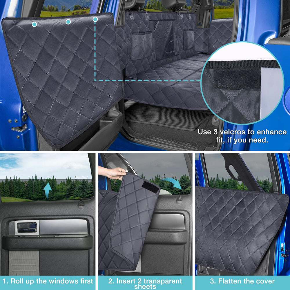 comwish truck hard bottom seat cover breathable mesh airflow improves comfort on long trips