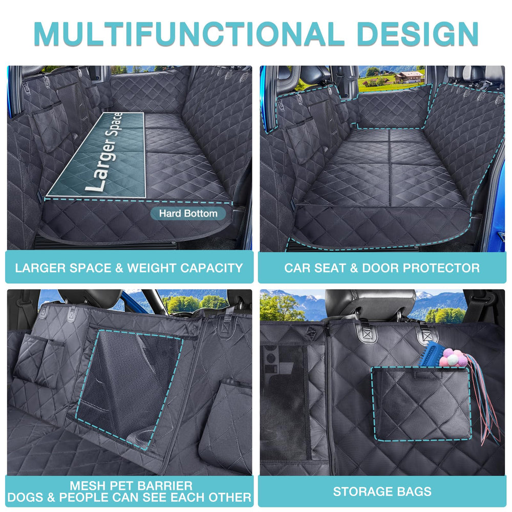 comwish truck hard bottom seat cover hard-bottom bed extends space for restful lounging
