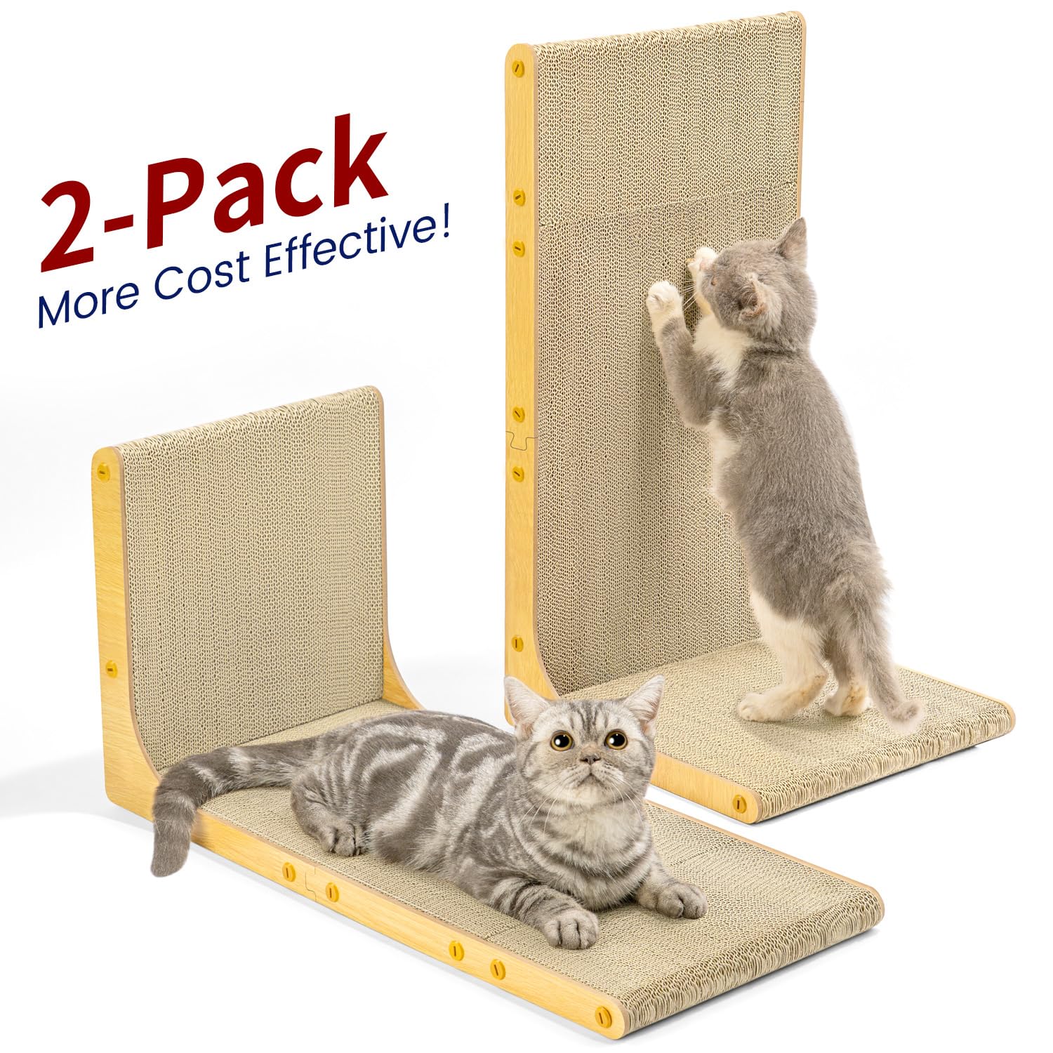 Conlun 2-pack offers better value for households with multiple cats.