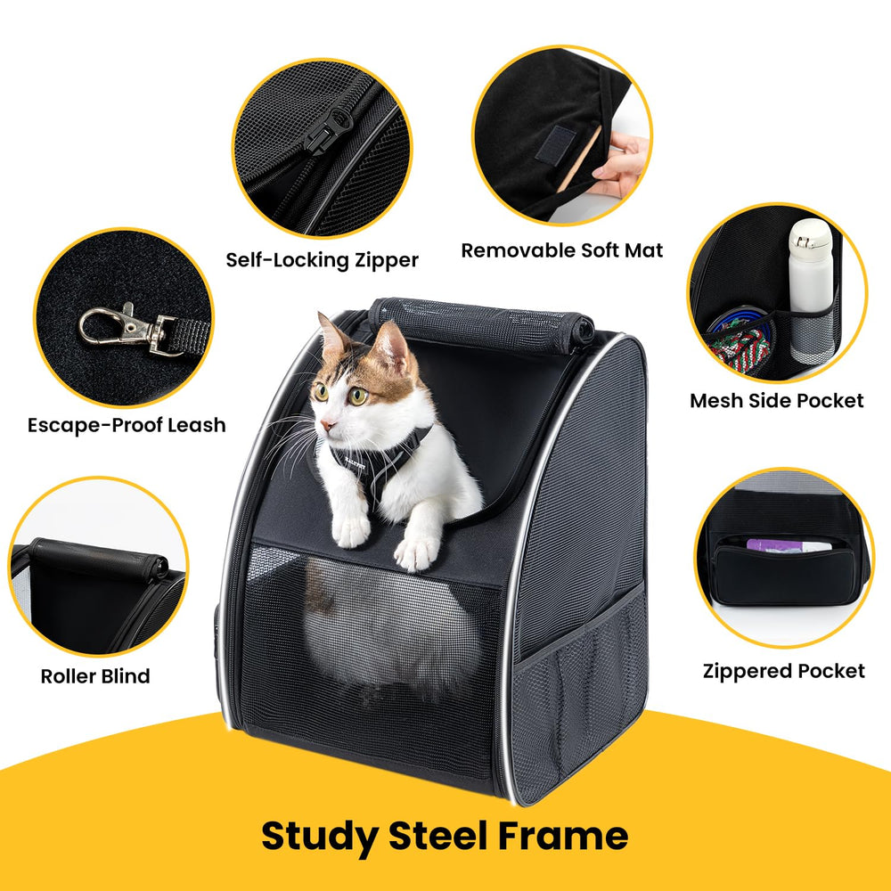 Conlun cat backpack airline-compatible design aids airport travel.