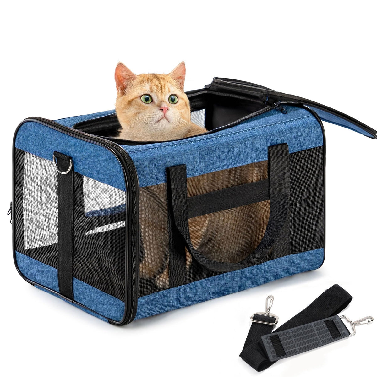 Conlun cat carrier airline-approved design for hassle-free travel with pets.