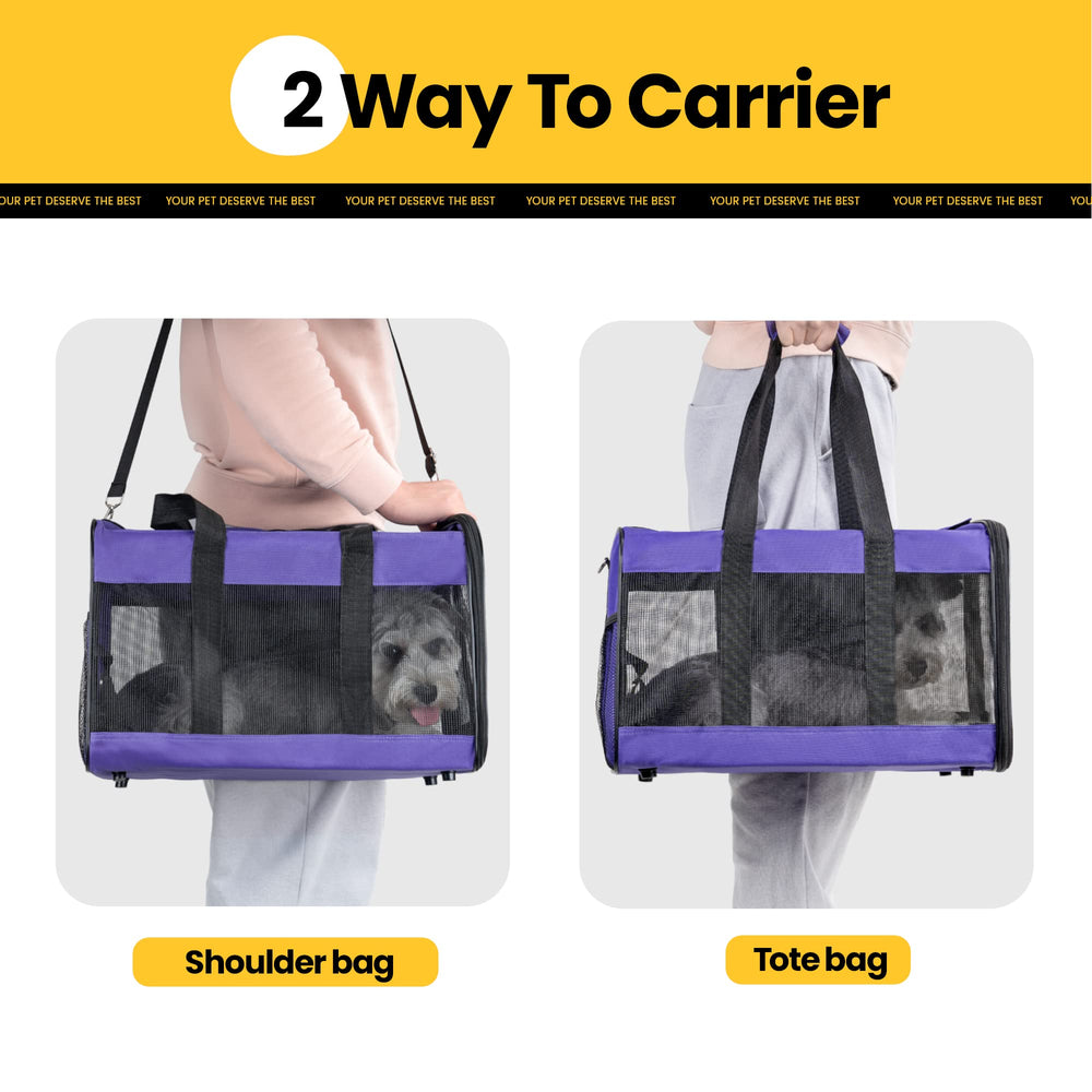 Conlun cat carrier foldable design for compact storage