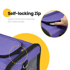 Conlun cat carrier open-top breathable mesh view for comfort