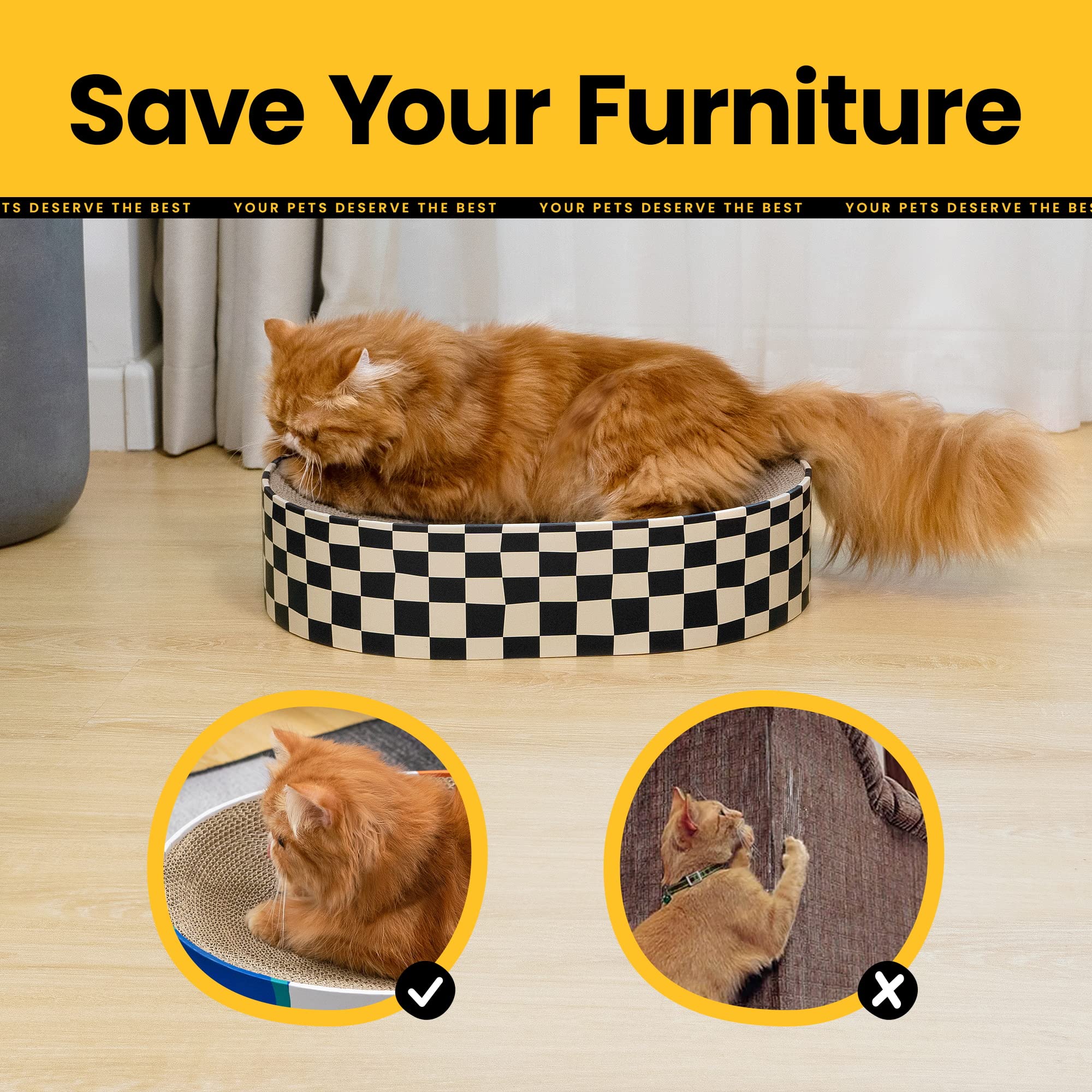 Conlun enclosed-bottom design helps contain loose cardboard and prevent mess.
