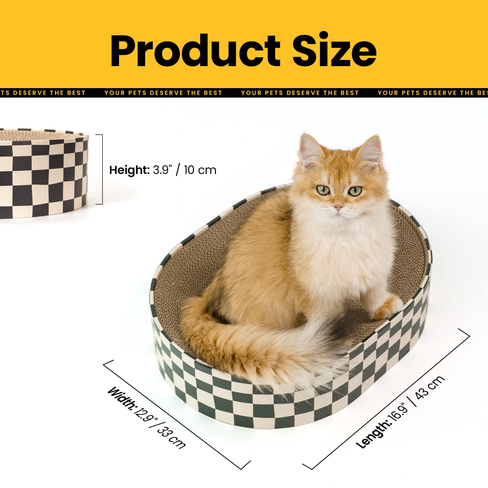 Conlun size 16.9 by 12.9 by 3.9 inches for compact placement.